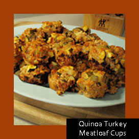 Quinoa Turkey Meatloaf Cups