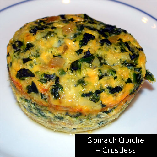 Spinach Quiche – Crustless