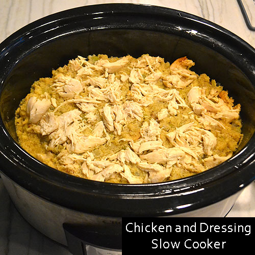 Chicken and Dressing Slow Cooker
