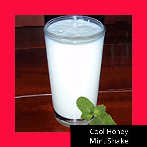 Cool Honey Mint Shake (The Cool it Honey!)