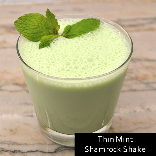 Thin Mint Shamrock Shake