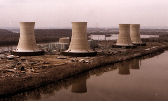 Three Mile Island Nuclear Power Plant - Photo take by an employee of the Environmental Protection Agency. 