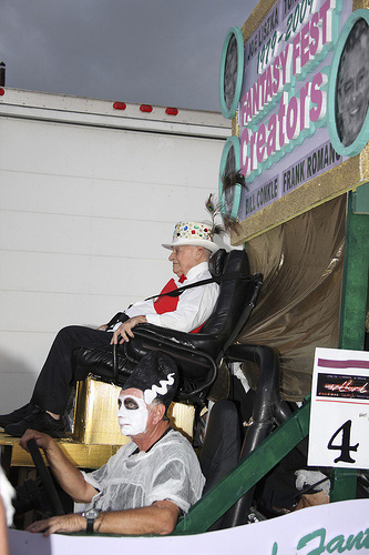 Frank Romano in the lead Jeep. 