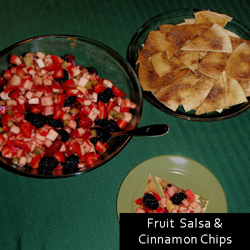 Fruit Salsa & Cinnamon Chips