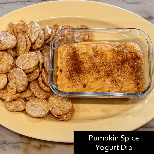 Pumpkin Spice Yogurt Dip