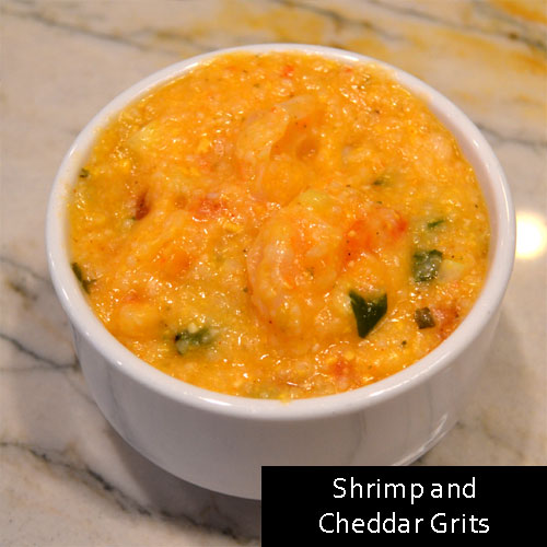 Shrimp and Cheddar Grits