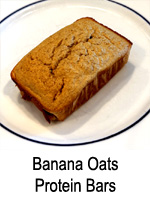 Banana Oats Protein Bars