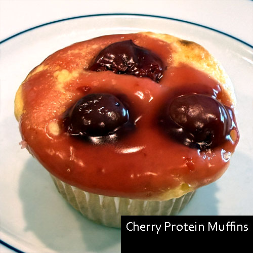 Cherry Protein Muffins