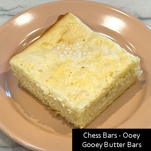 Chess Bars - Ooey Gooey Butter Bars