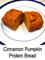 Cinnamon Pumpkin Protein Bread