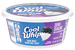 Zero Sugar Cool Whip Whipped Topping