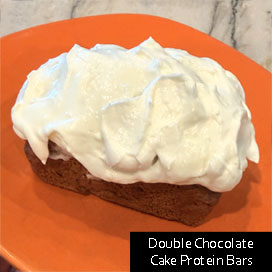 Double Chocolate Cake Protein Bars