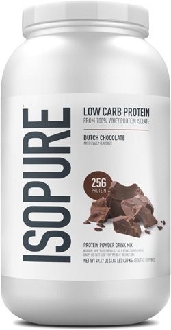 Isopure Dutch Chocolate Protein Powder Drink Mix