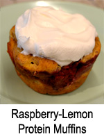 Raspberry-Lemon Protein Muffin