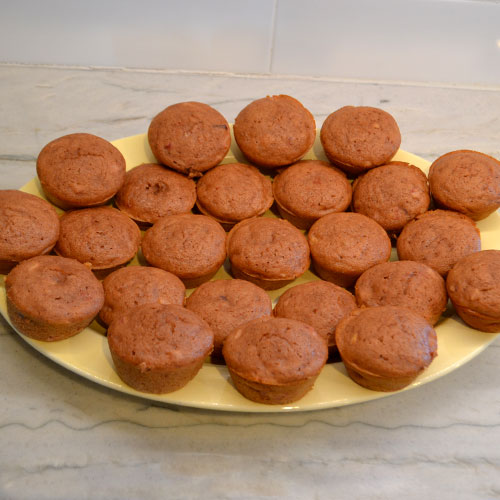 Strawberry Rhubarb Protein Muffins