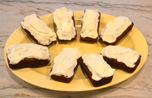 Tomato Soup Protein Cake Bars