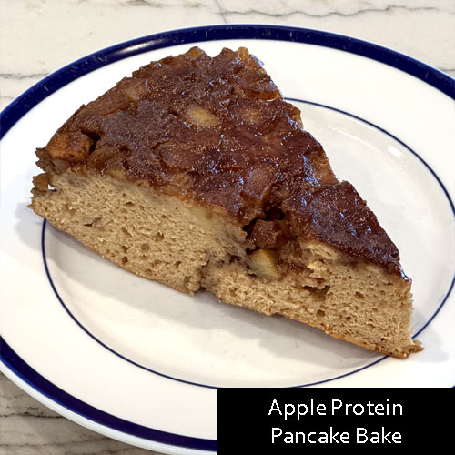Apple Protein Pancake Bake 