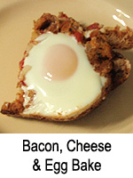 Bacon, Cheese & Egg Bake