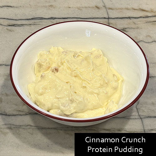 Cinnamon Crunch Protein Pudding