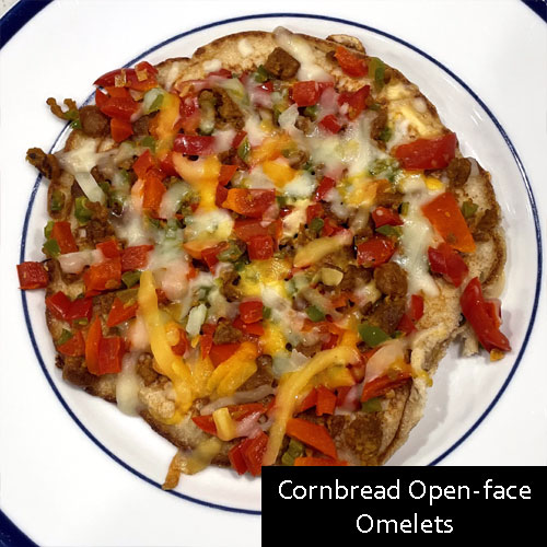 Cornbread Open-face Omelets