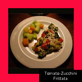 Tomato-Zucchini Frittata