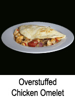 Overstuffed Chicken Omelet