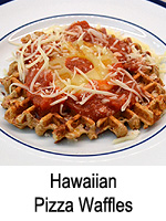 Hawaiian Pizza Waffles