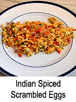 Indian Spiced Scrambled Eggs