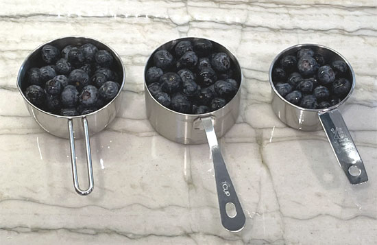 Sheet Pan Protein Pancakes - Blueberries