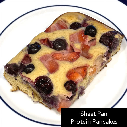 Sheet Pan Protein Pancakes