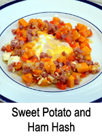 Sweet Potato and Ham Hash
