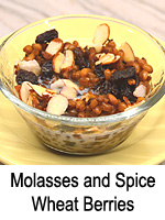 Molasses and Spice Wheat Berries - Crock Pot (Slow Cooker)