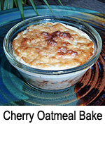 Cherry Oatmeal Bake