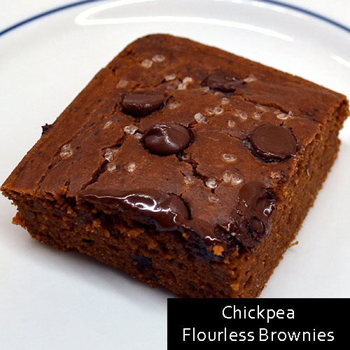 Chickpea Flourless Brownies