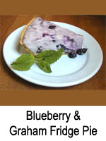 Blueberry & Graham Fridge Pie