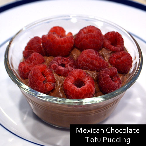 Mexican Chocolate Tofu Pudding