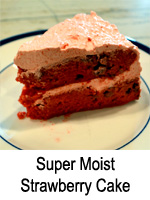Super Moist Strawberry Cake