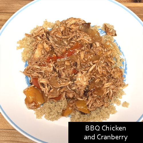 BBQ Chicken and Cranberry - Slow Cooker