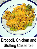 Broccoli, Chicken and Stuffing Casserole