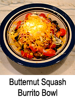 Butternut Squash Burrito Bowl