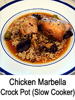Chicken Marbella - Crock Pot (Slow Cooker)