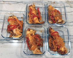 Chili Dog Casserole Prep for Freezer