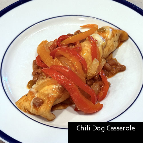 Chili Dog Casserole