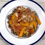Cod Mediterranean Style over Quinoa