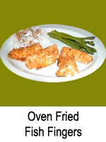 Oven Fried Fish Fingers