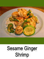 Sesame Ginger Shrimp