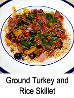 Ground Turkey and Rice Skillet