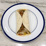 Lime Cilantro Chicken & Lime Cilantro Chicken with Coconut Rice Burrito