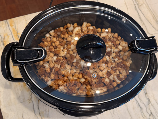Cover and cook on low for 6 to 8 hours (or on high for 3.5 to 4 hours), until chicken is tender and cooked through.