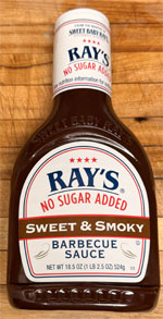 Ray's No Sugar Added Sweet & Smoky Barbecue Sauce